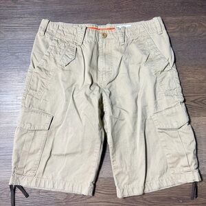 Hugo Boss Shorts Multipocket Cargo Khaki Beige Comfort Fit 48 Outdoor Hiking Y2K